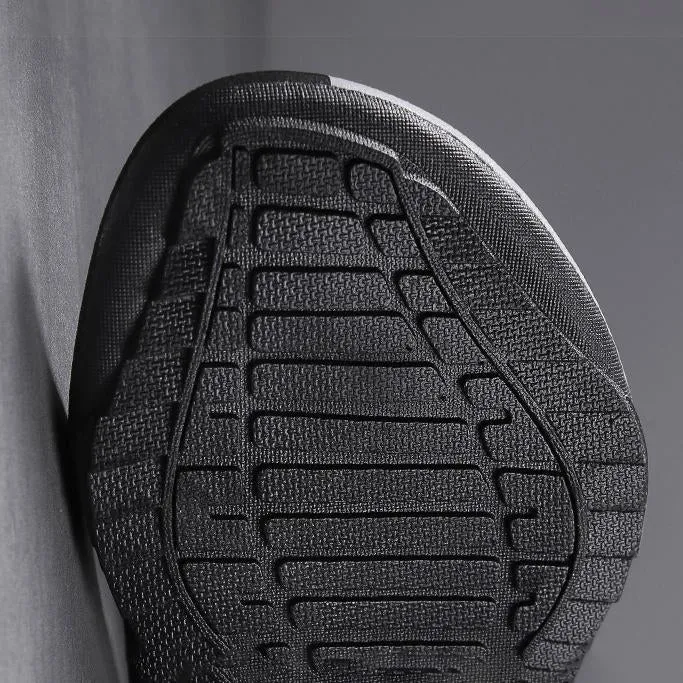 (1 pair) Size 40 Water Repellent Beach Toe Rubber Bathing Sandals - Black