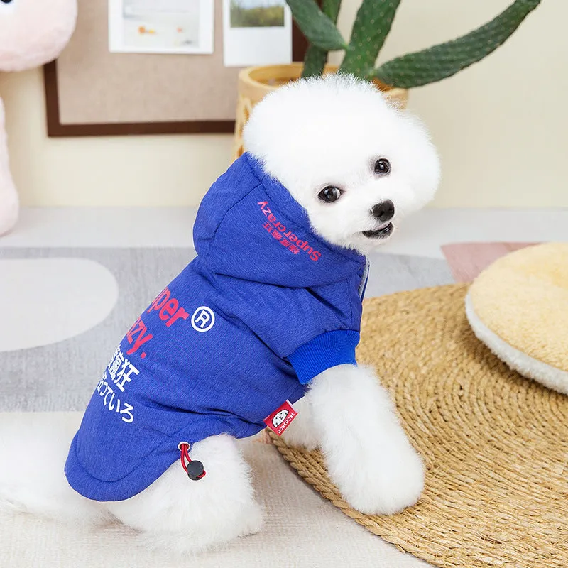 2-Piece Dog Snow Suit | Warm Down Vest, Snowproof & Windproof Pet Jacket