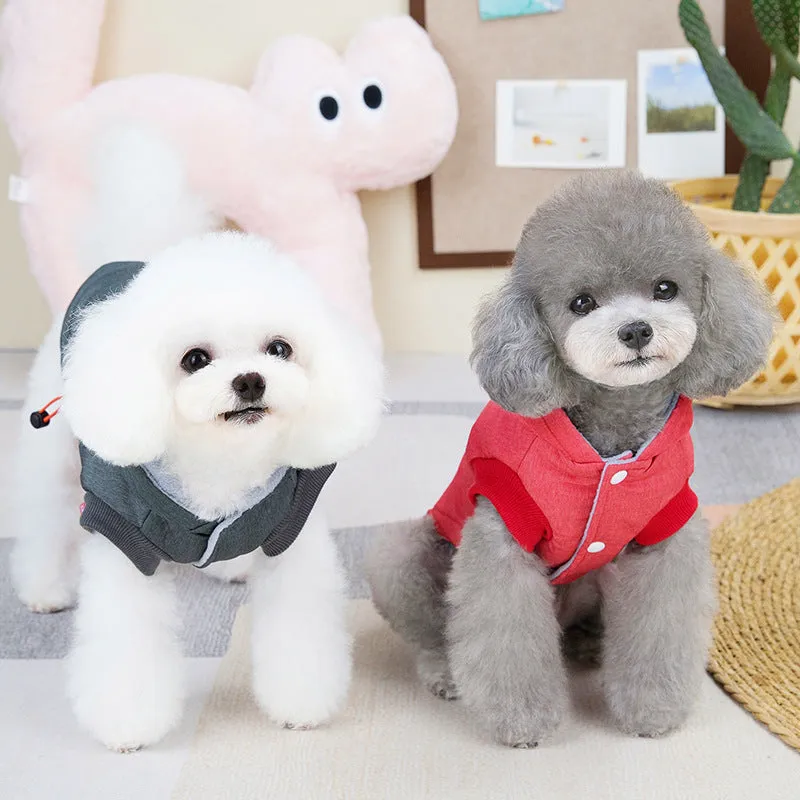 2-Piece Dog Snow Suit | Warm Down Vest, Snowproof & Windproof Pet Jacket