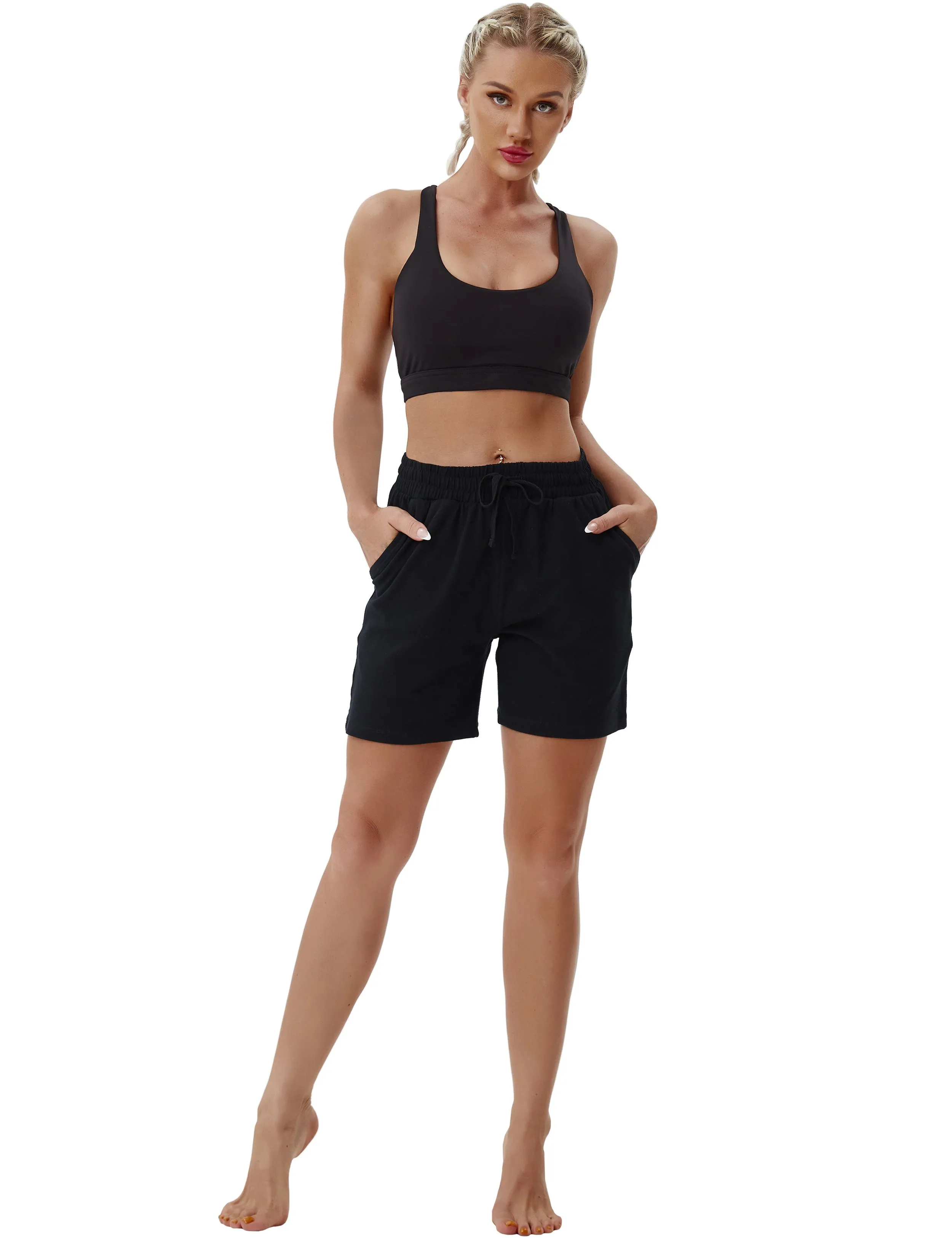 5" Joggers Shorts black_yogastudio