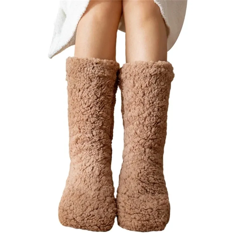 ALBA | Plush Gripped Winter Socks