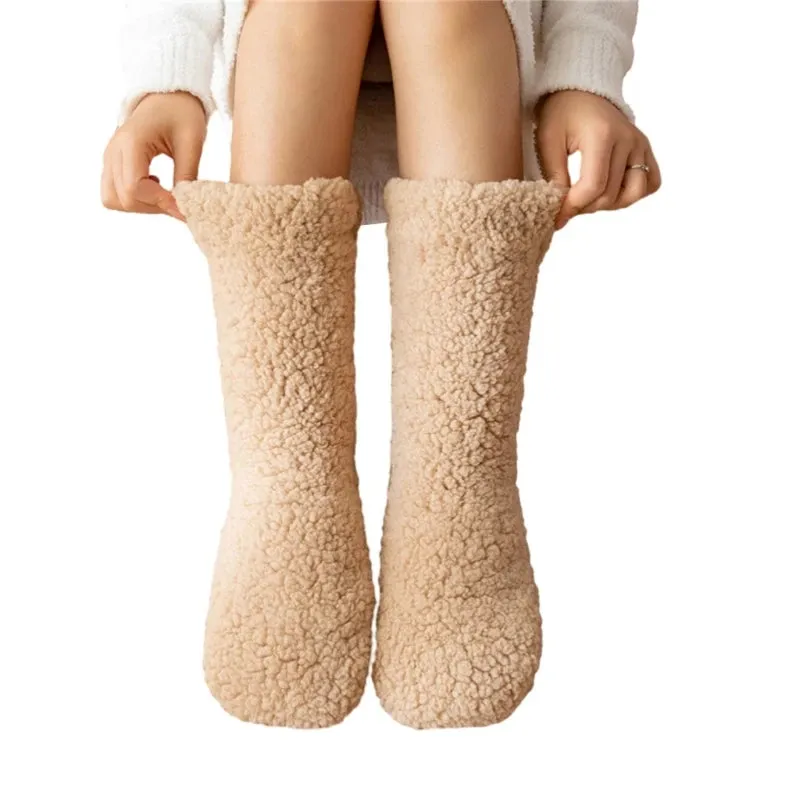 ALBA | Plush Gripped Winter Socks