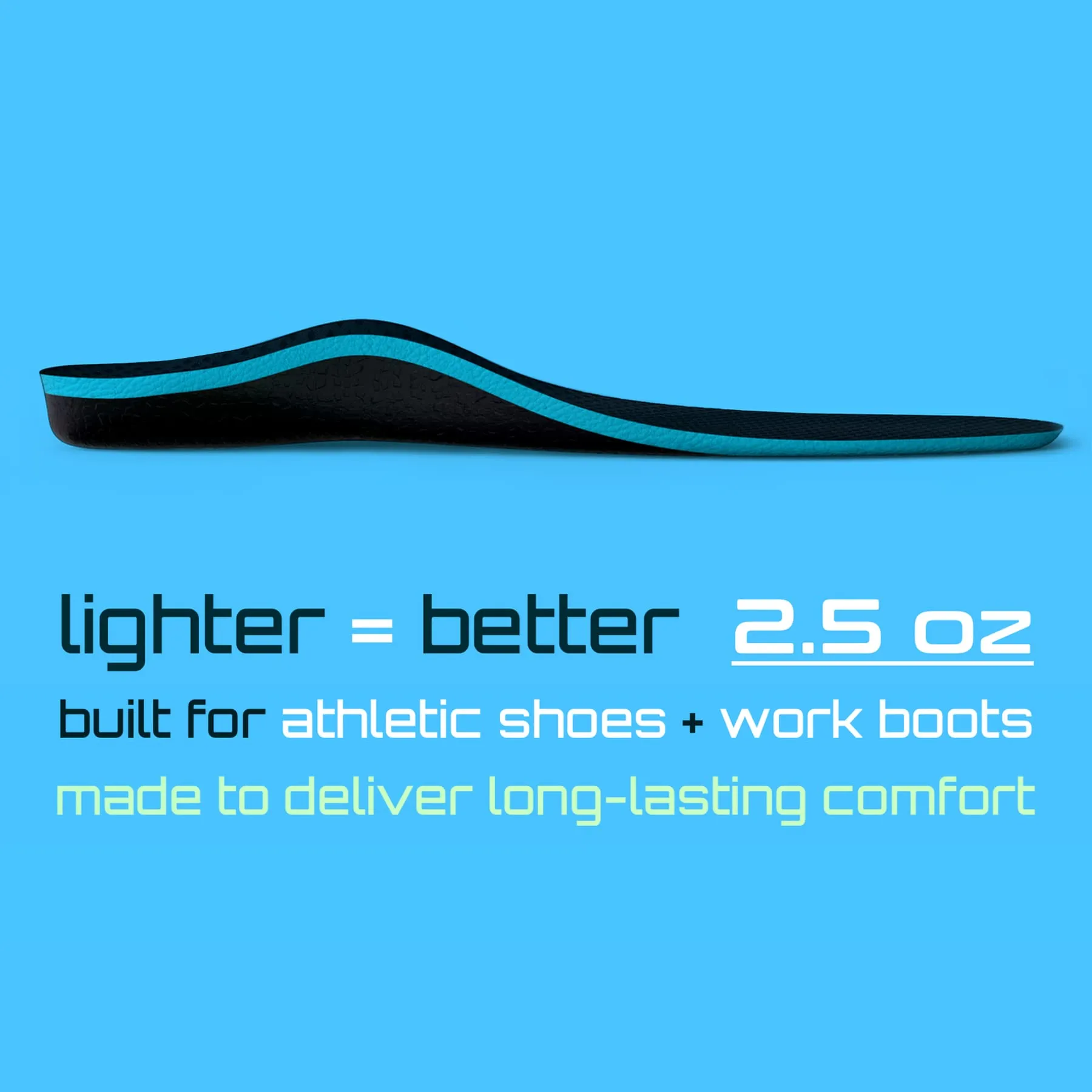 All-New  Support Orthotic Insoles for Men - Plantar Fasciitis Flat Feet Pronation Arch Support Pain Relief Shock-Absorb Shoe Inserts (9-10.5) 9-10.5