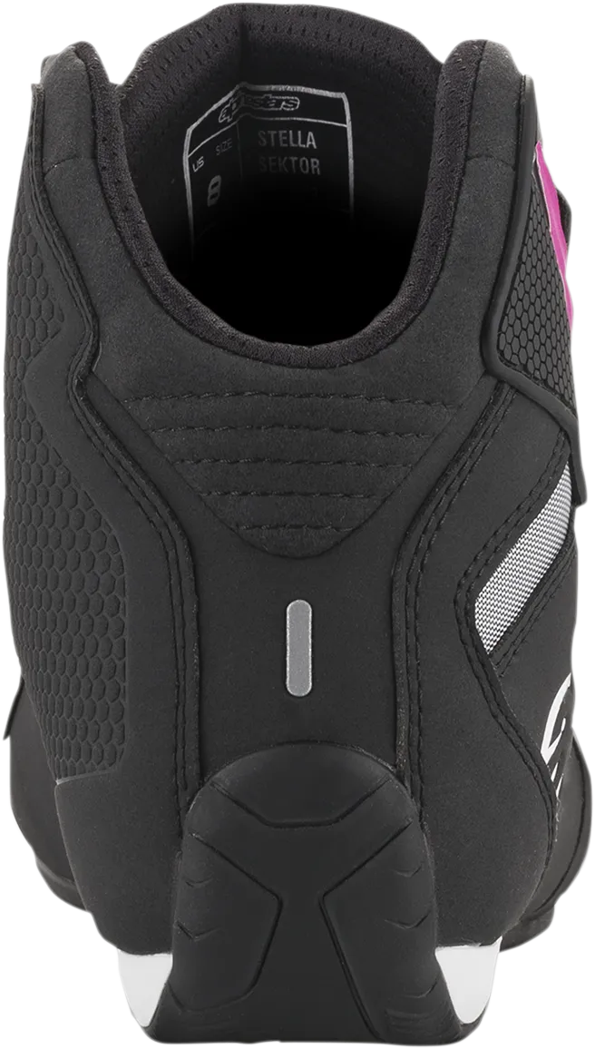 ALPINESTARS Women's Sektor Shoes - Black/Pink - US 7 251571910397