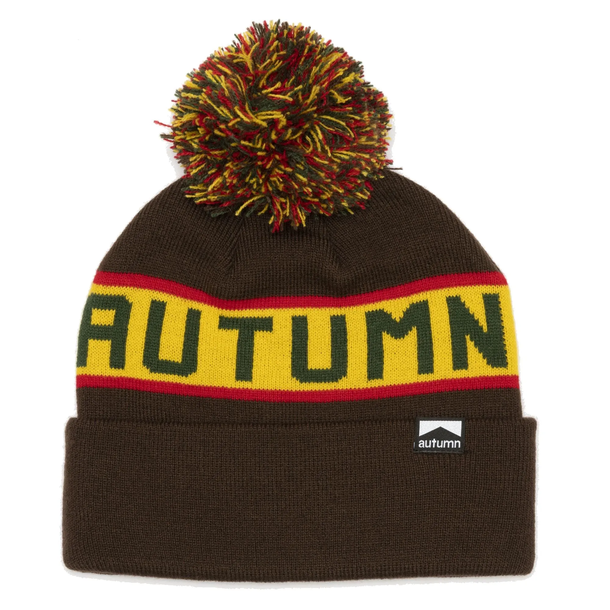 Autumn Burnout Pom Beanie