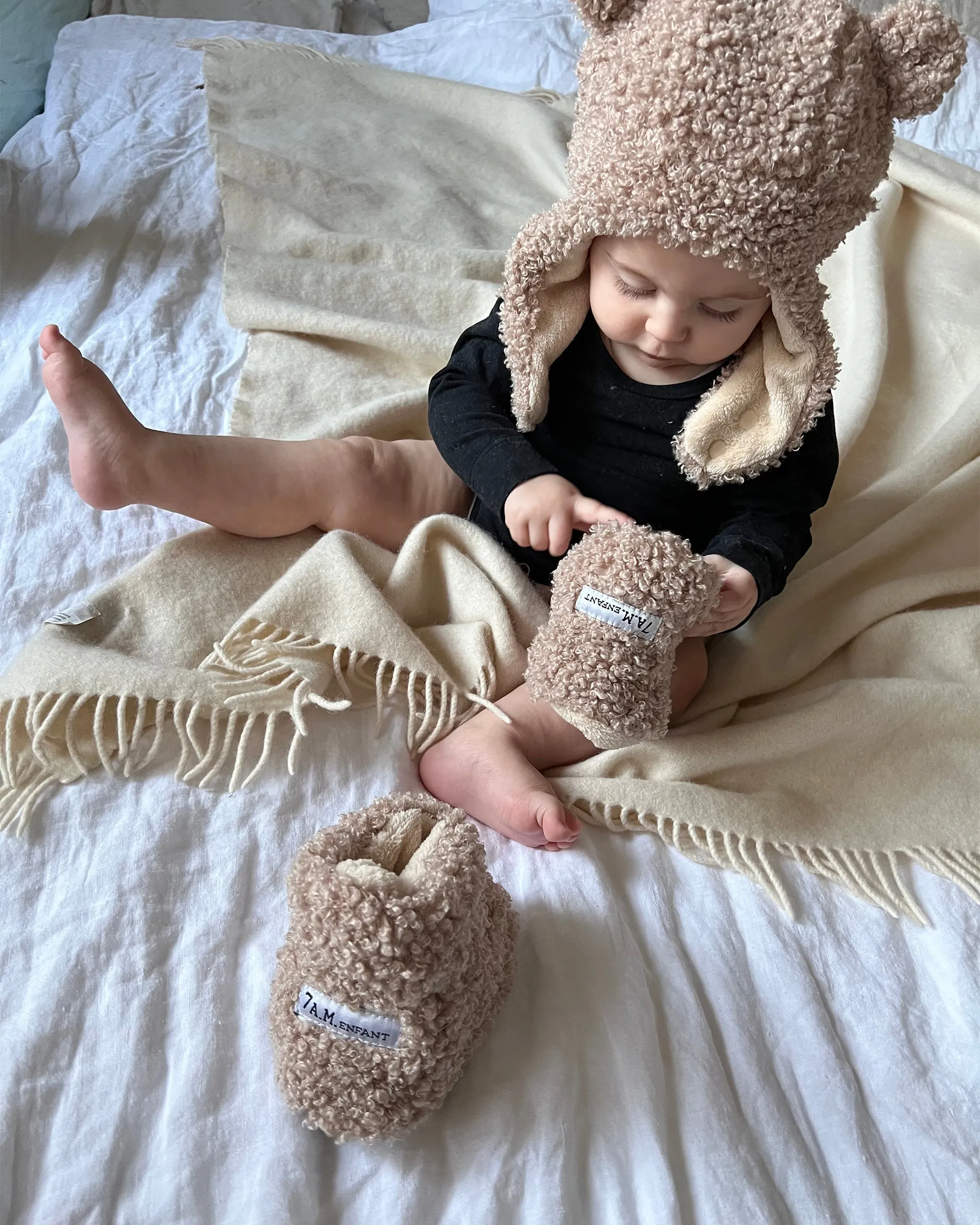 Baby Booties - Teddy
