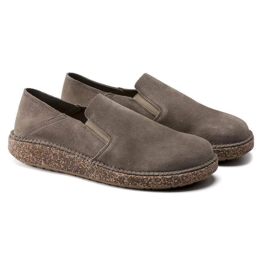Birkenstock Callan Slip Ons- Gray Taupe