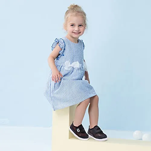 BMCiTYBM Baby Walking Shoes Infant Sneakers Girls Boys Mesh First Walkers Shoes 6 9 12 18 24 Months Black Size 12-18 Months Infant