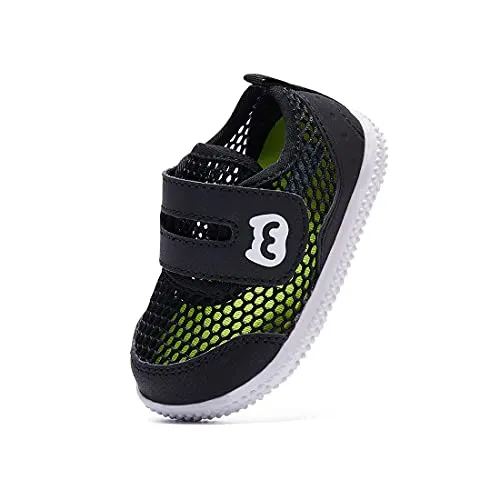 BMCiTYBM Baby Walking Shoes Infant Sneakers Girls Boys Mesh First Walkers Shoes 6 9 12 18 24 Months Black Size 12-18 Months Infant
