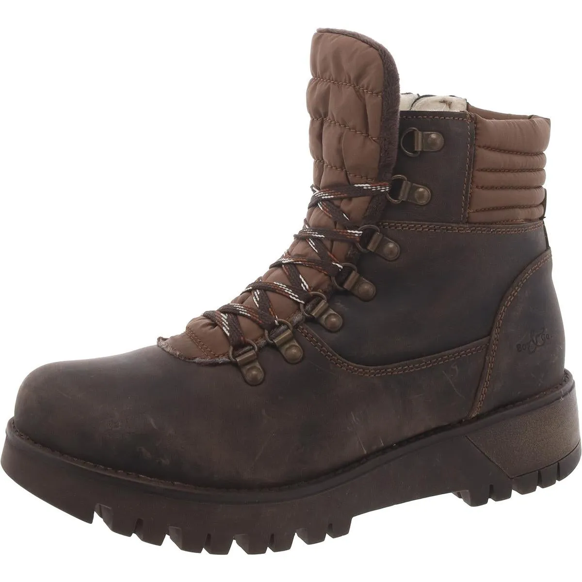 Bos. & Co. Womens Leather Waterproof Winter & Snow Boots