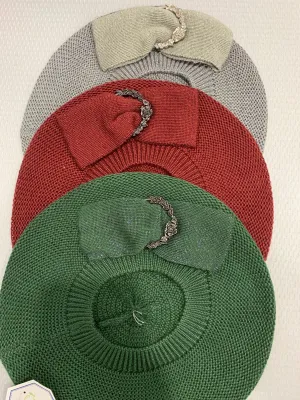 Buckle beret - Bugundy