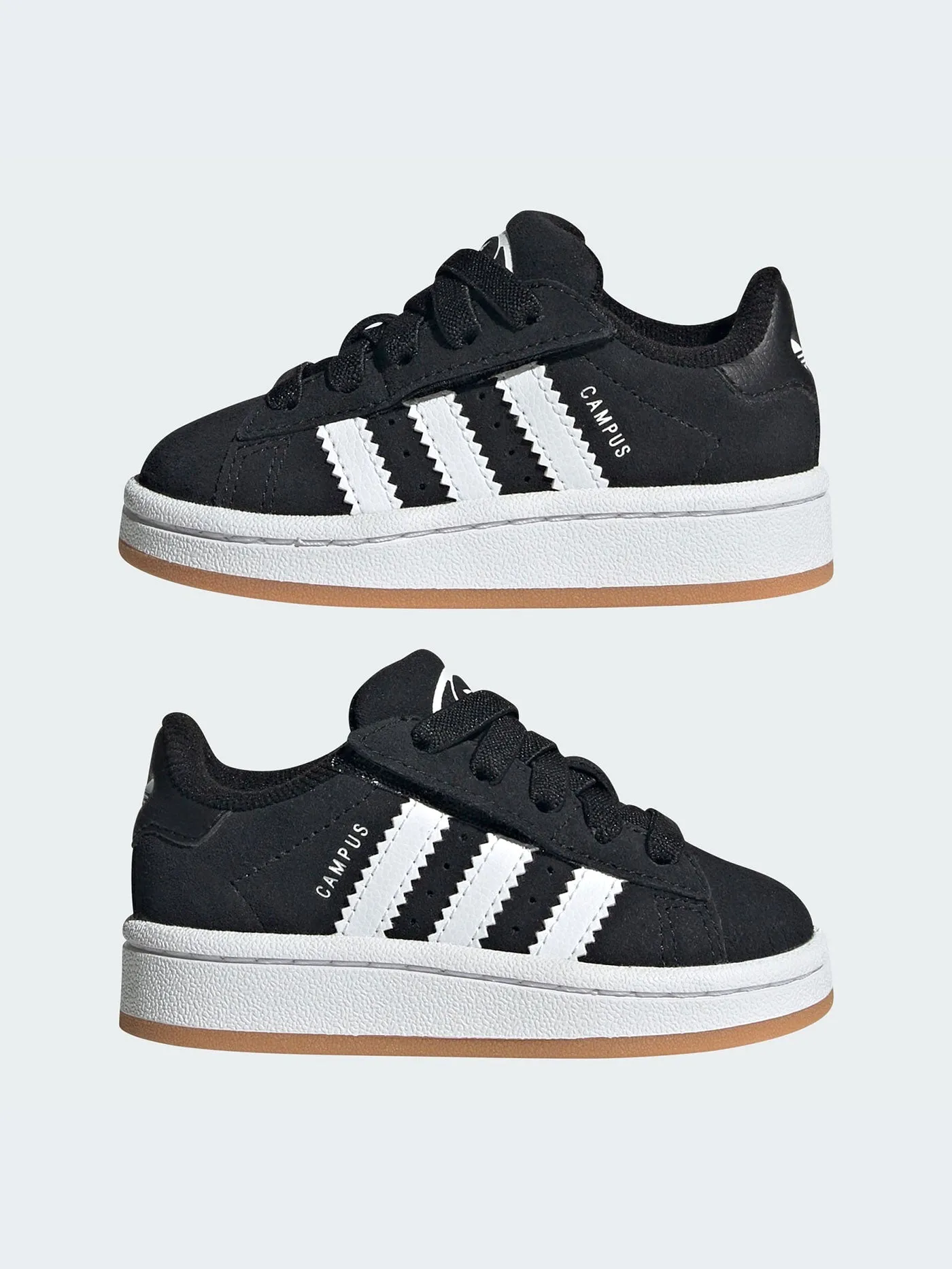 Campus 00s Core Black/White/Gum2 Shoes (Little Kids)