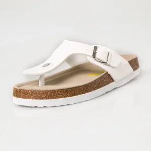 Chicvane Solid Color Beach Flat Sandals Flip Flops