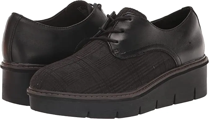 Clarks Women's Airabell Tye Lace Loafers- Black Interest