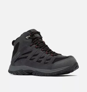 Columbia Men's Crestwood Mid Waterproof Boots- Black/ Charcoal