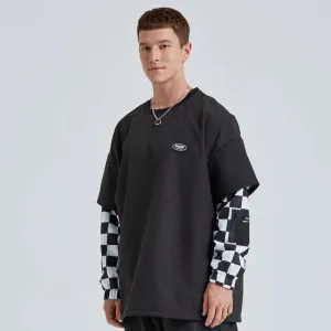 Couple Style Outdoor Ski Sweatshirt Patchwork Top