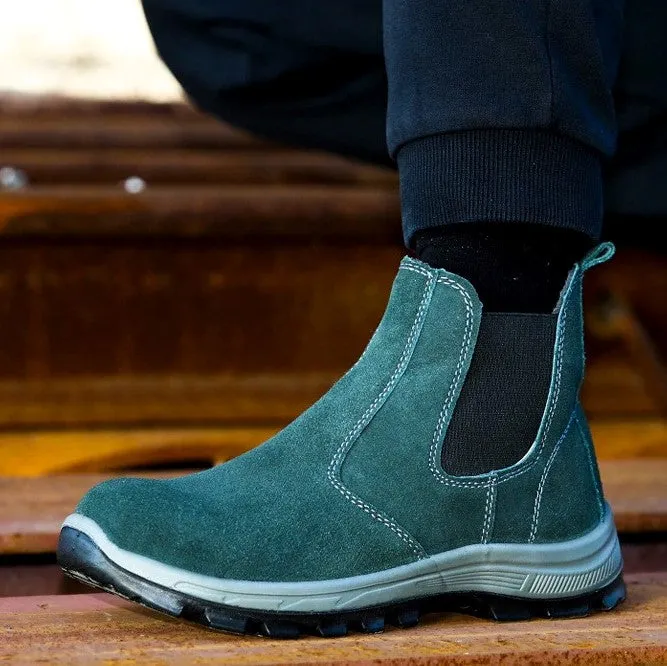 Cuzcare Men Boots Winter Keep Warm Fur Lined Orthopedic Shoes