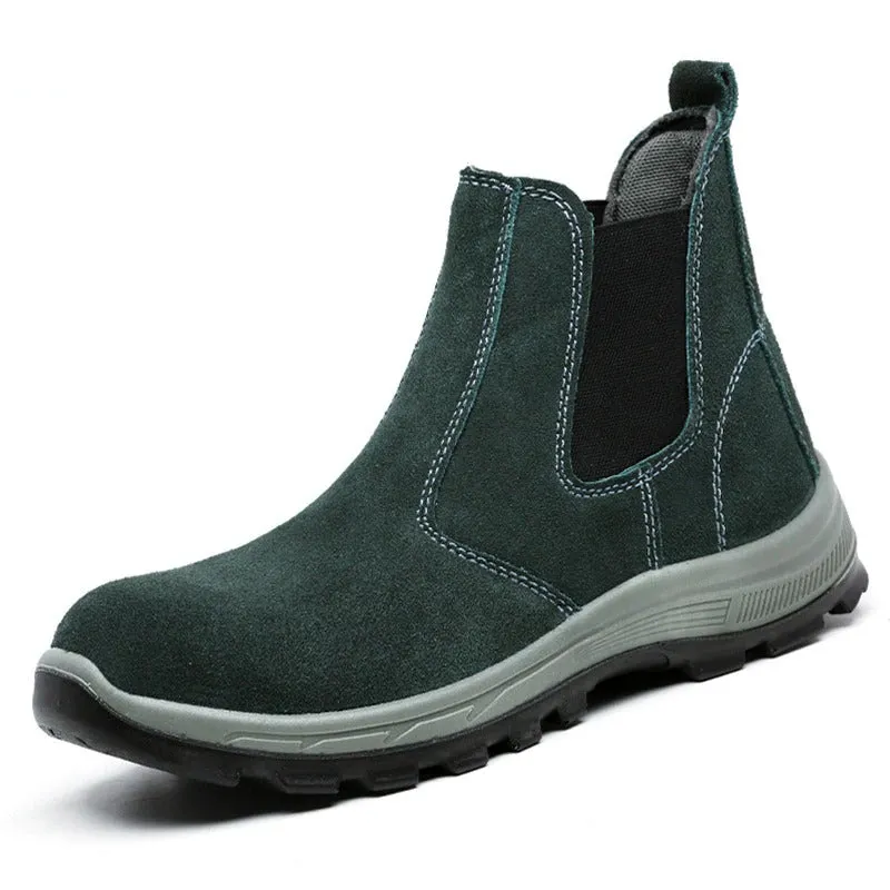 Cuzcare Men Boots Winter Keep Warm Fur Lined Orthopedic Shoes