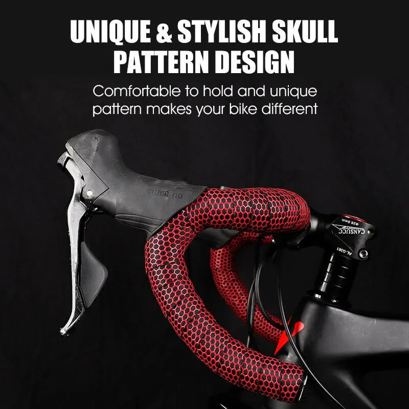 ESLNF Bike Handlebar Tape Silica Gel Road Bicycle Handle Bar Straps Breathable Anti-slip Cycling Racing Fixed Gear Belt