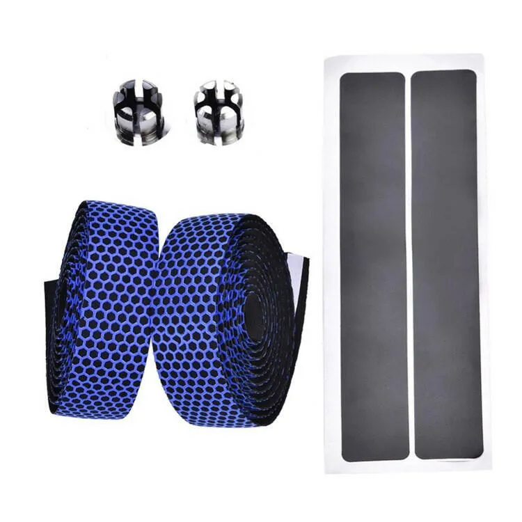 ESLNF Bike Handlebar Tape Silica Gel Road Bicycle Handle Bar Straps Breathable Anti-slip Cycling Racing Fixed Gear Belt