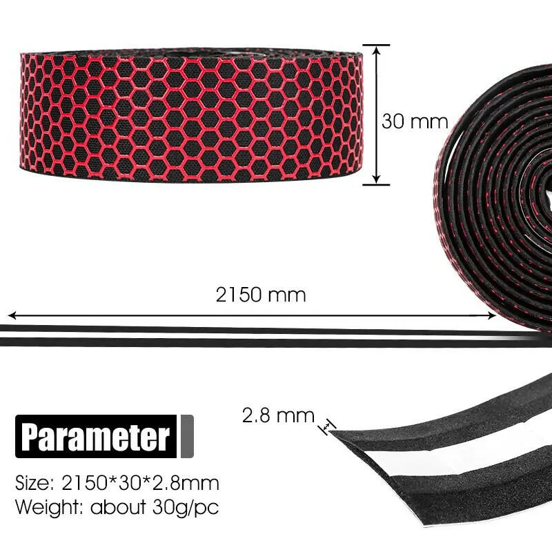ESLNF Bike Handlebar Tape Silica Gel Road Bicycle Handle Bar Straps Breathable Anti-slip Cycling Racing Fixed Gear Belt