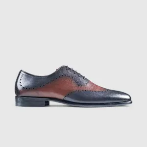 Fabino Dress Lace Up Brown Multi M3220078