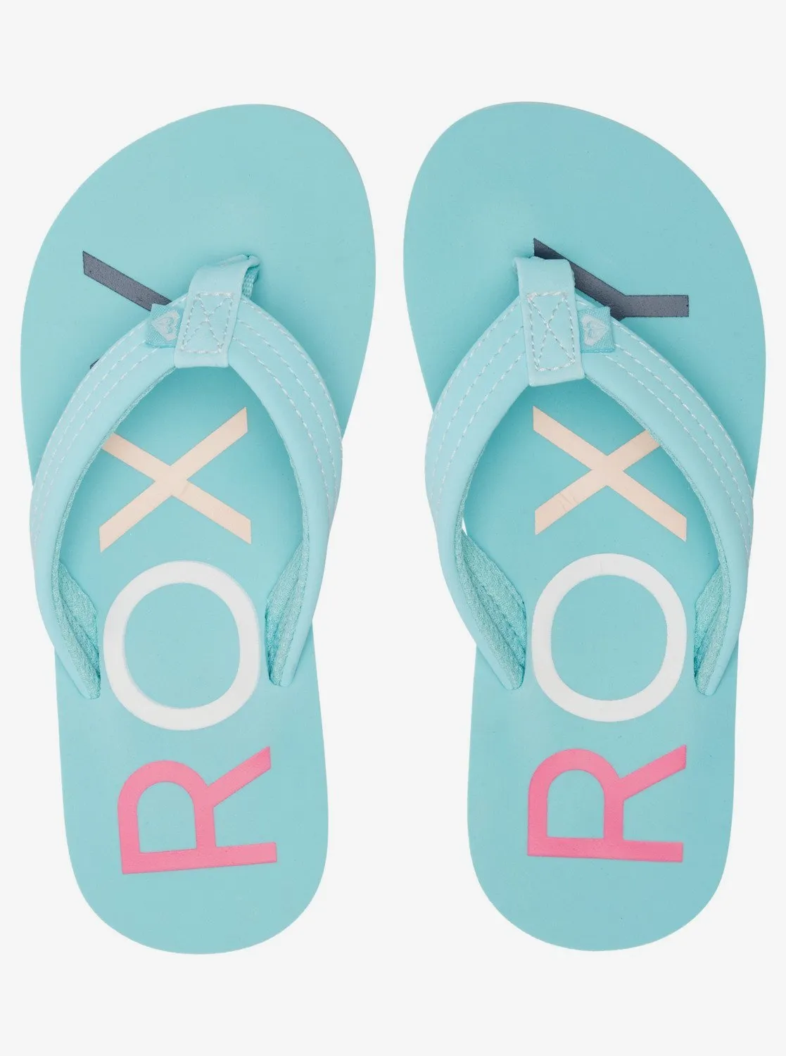 Girls 4-16 Vista Flip-Flops - Light Blue