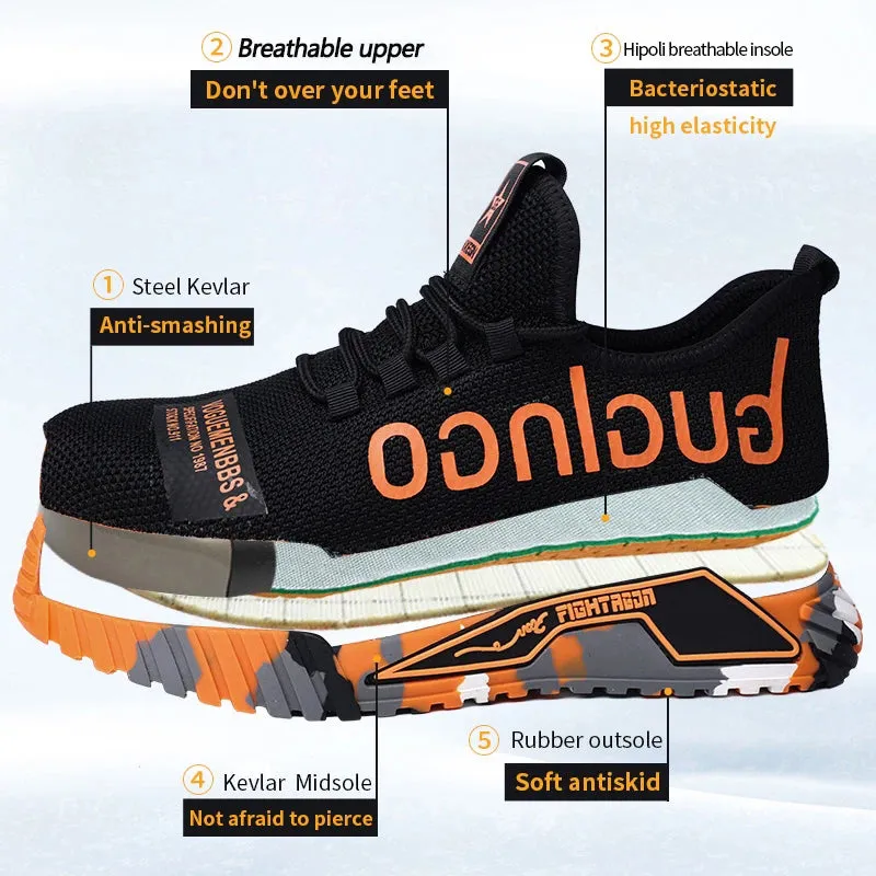Guglngo S1 safety shoes for work comfortable unisex