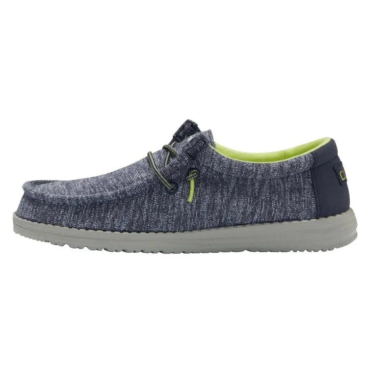 Hey Dude Youth Wally Stretch Navy