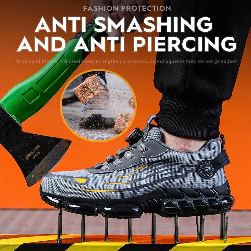 JB Fly Weaving 700 Quick Lace Steel Toe Shoes