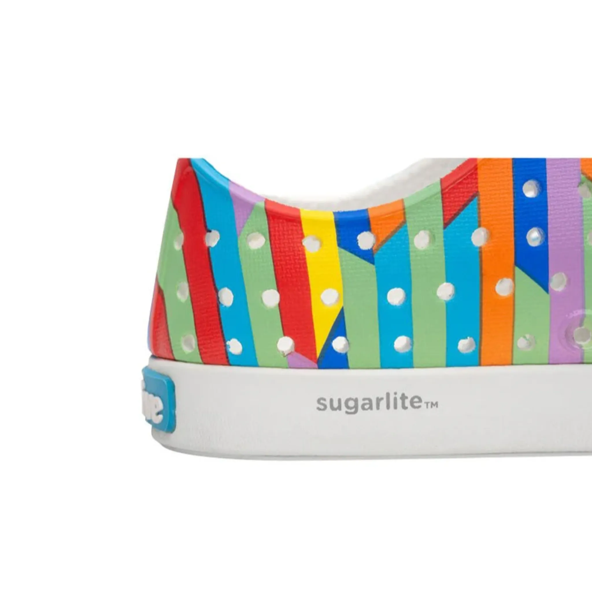 Jefferson Sugarlite Shell White / Rainbow Multi Stripes 2