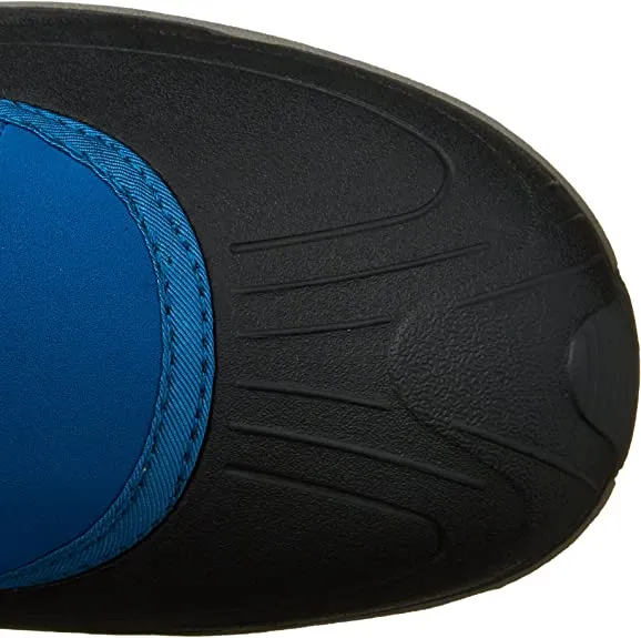 Kamik Momentum Blue Pull On Rounded Toe Waterproof Fur Trim Ankle Snow Boots