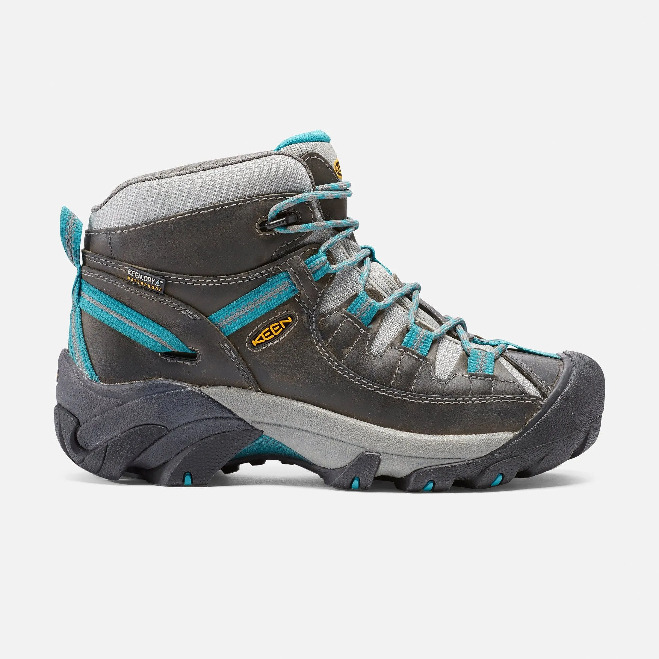 Keen Women's Targhee III Mid Waterproof Boots- Magnet/ Atlantic Blue