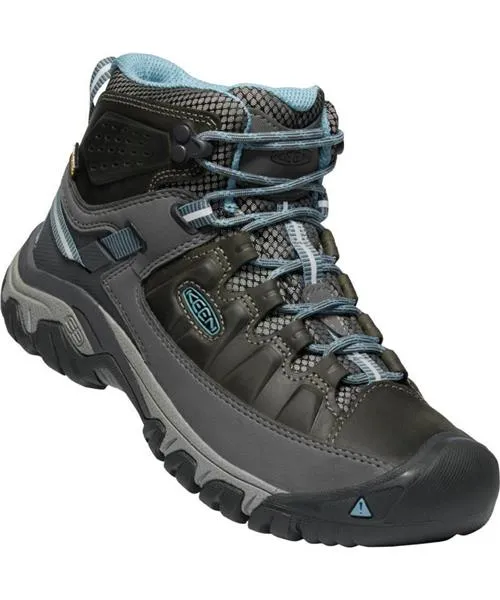 Keen Women's Targhee III Mid Waterproof Boots- Magnet/ Atlantic Blue