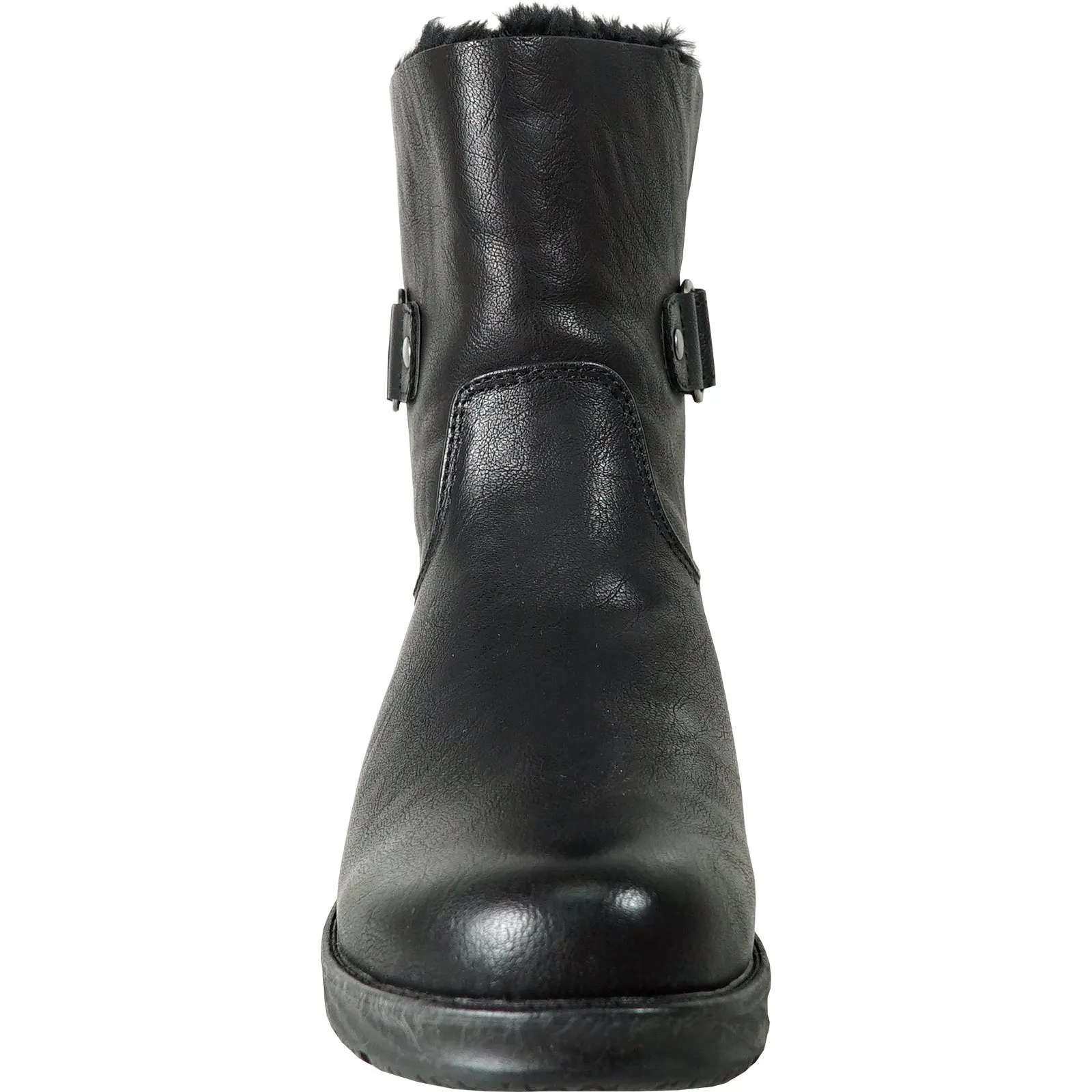 KOZI Waterproof Women Boot GENESIS Ankle Winter Fur Casual Boot BLACK