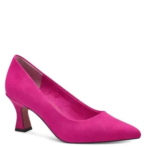 Marco Tozzi Womens Pink Suede Heel - 2-22418-41