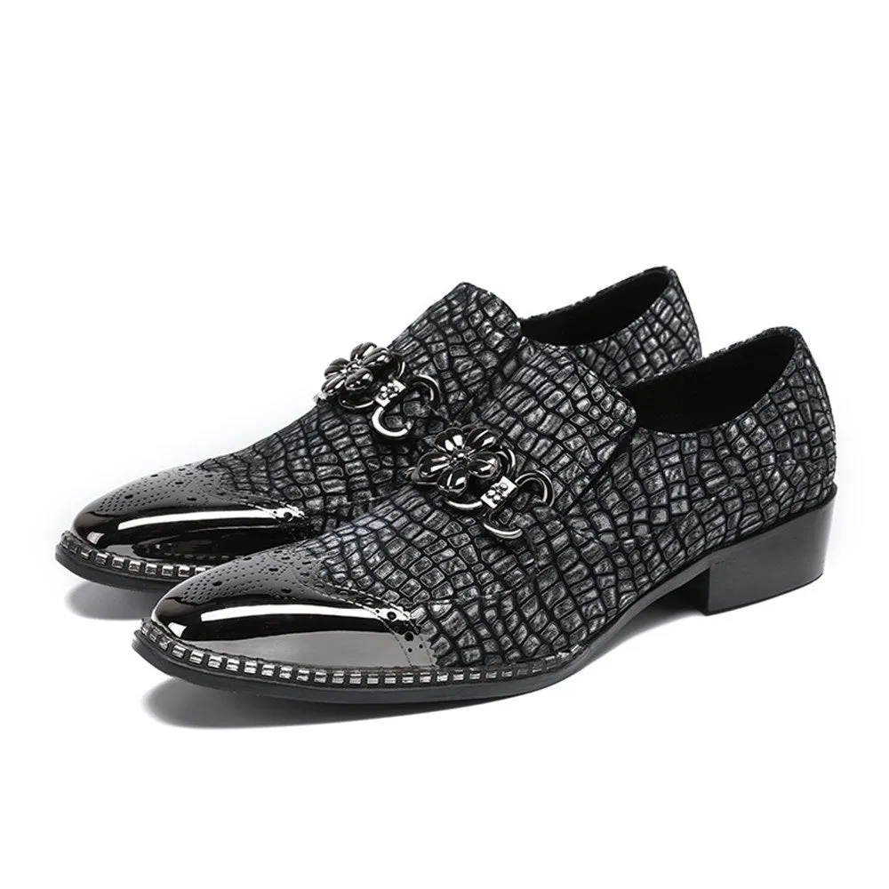 Mens Slip On Steel Toe Oxofrd Shoes