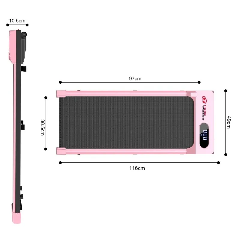 Motorized Treadmill with LED Display,Space Saving Treadmill for Home and Office Fitness