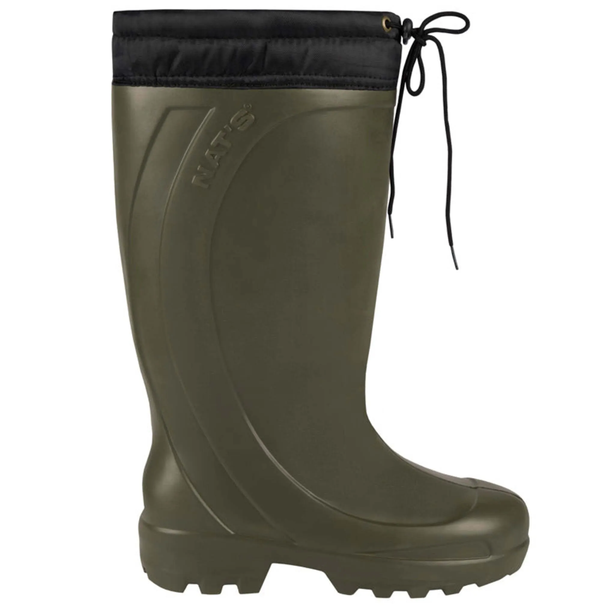 Nats Men's Winter Work Boots 1530 | EVA Waterproof, Plain Toe, Removable Primaloft® Liner, -70°C Rated, Camouflage, Secure Fit | Sizes 7-14