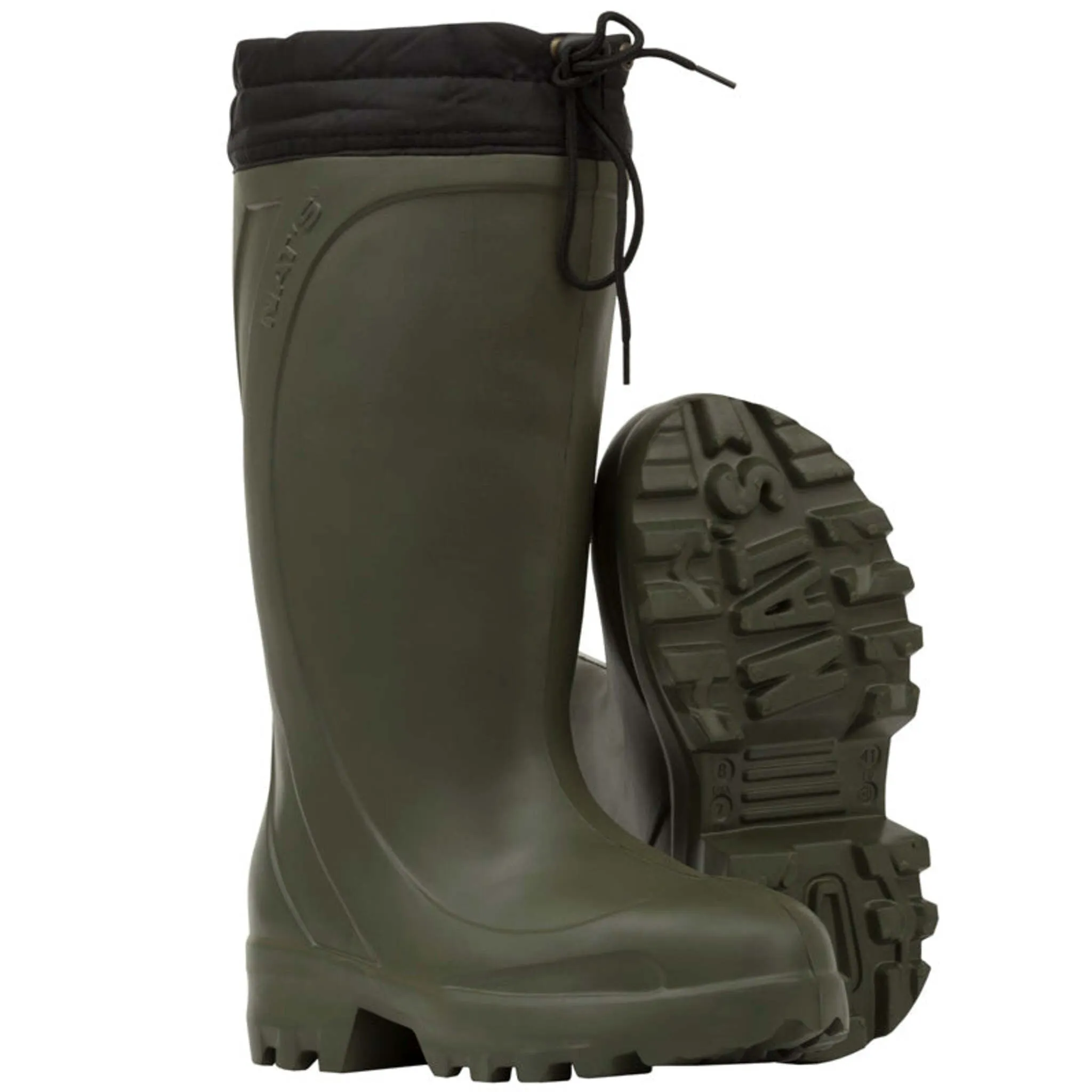 Nats Men's Winter Work Boots 1530 | EVA Waterproof, Plain Toe, Removable Primaloft® Liner, -70°C Rated, Camouflage, Secure Fit | Sizes 7-14