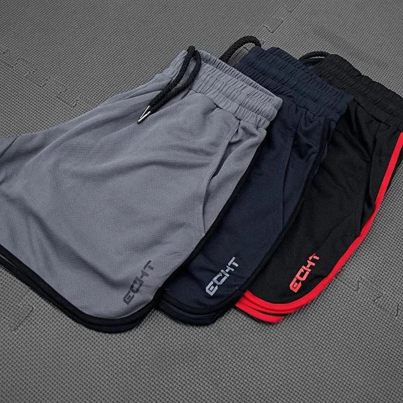 NEW Quality Running Shorts Men Sports Jogging Fitness Shorts Quick Dry  Mesh Gyms Shorts