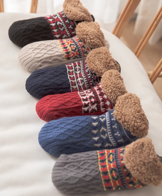 Non-Slip Winter Warm Socks Thick And Warm Winter Home Carpet Socks