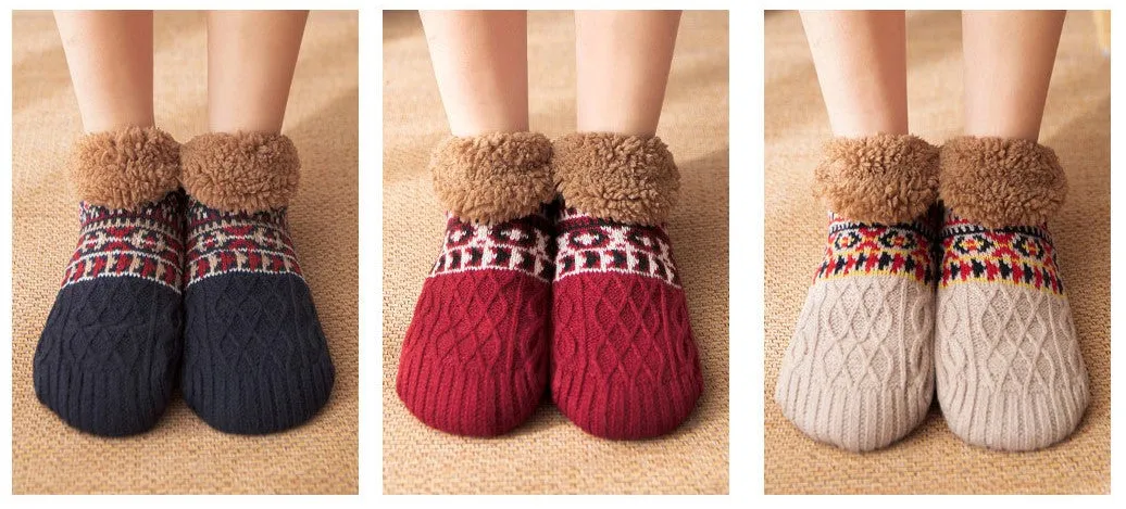Non-Slip Winter Warm Socks Thick And Warm Winter Home Carpet Socks