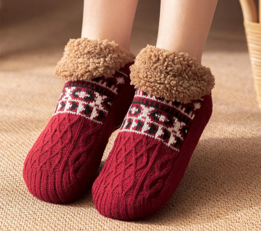Non-Slip Winter Warm Socks Thick And Warm Winter Home Carpet Socks