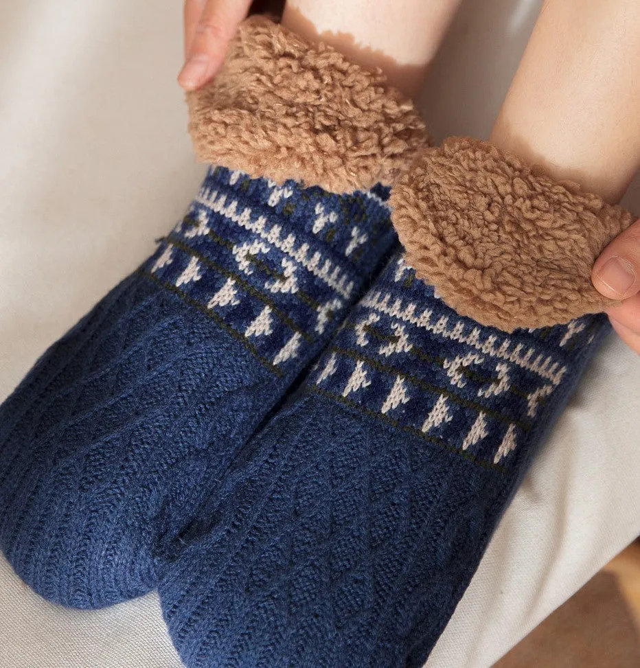 Non-Slip Winter Warm Socks Thick And Warm Winter Home Carpet Socks