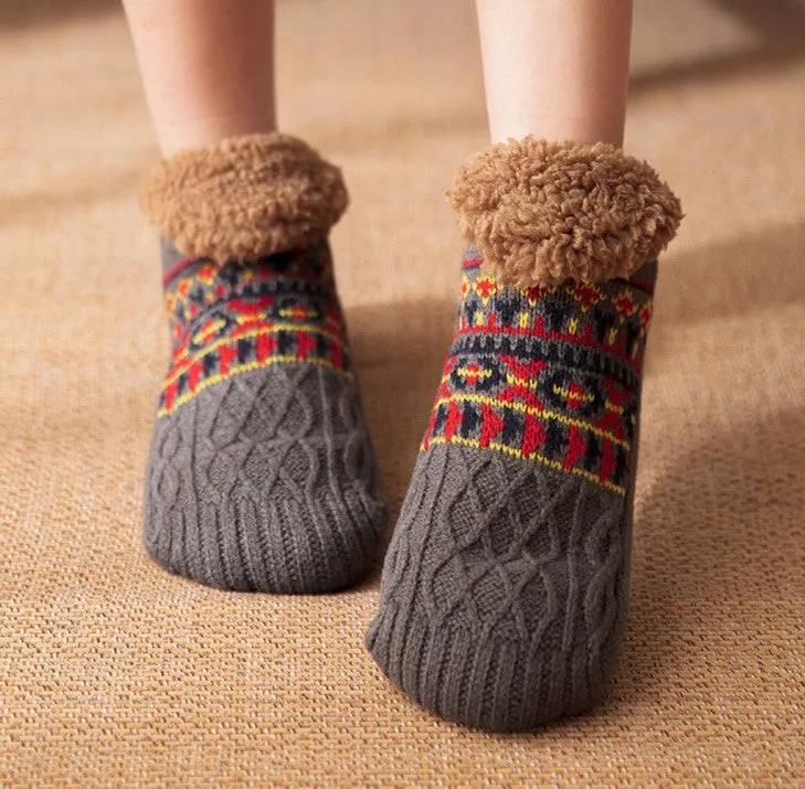 Non-Slip Winter Warm Socks Thick And Warm Winter Home Carpet Socks