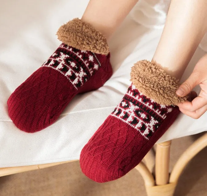 Non-Slip Winter Warm Socks Thick And Warm Winter Home Carpet Socks