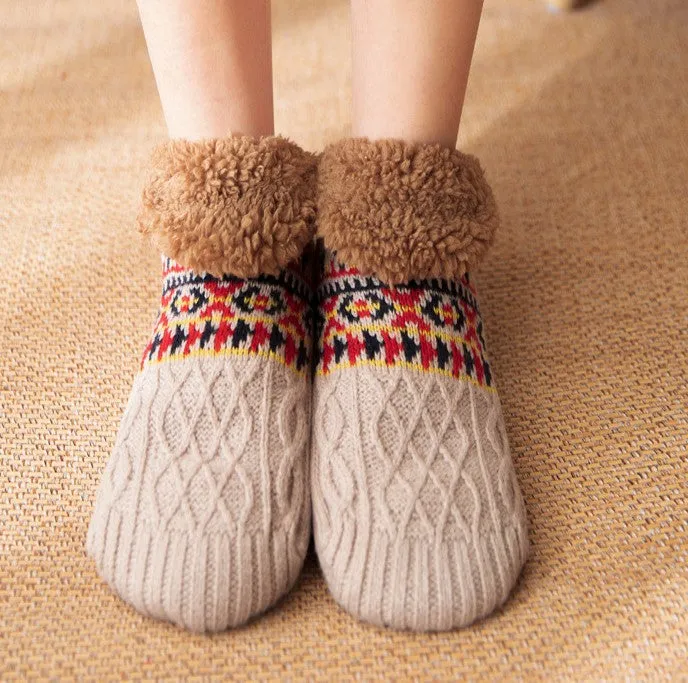 Non-Slip Winter Warm Socks Thick And Warm Winter Home Carpet Socks