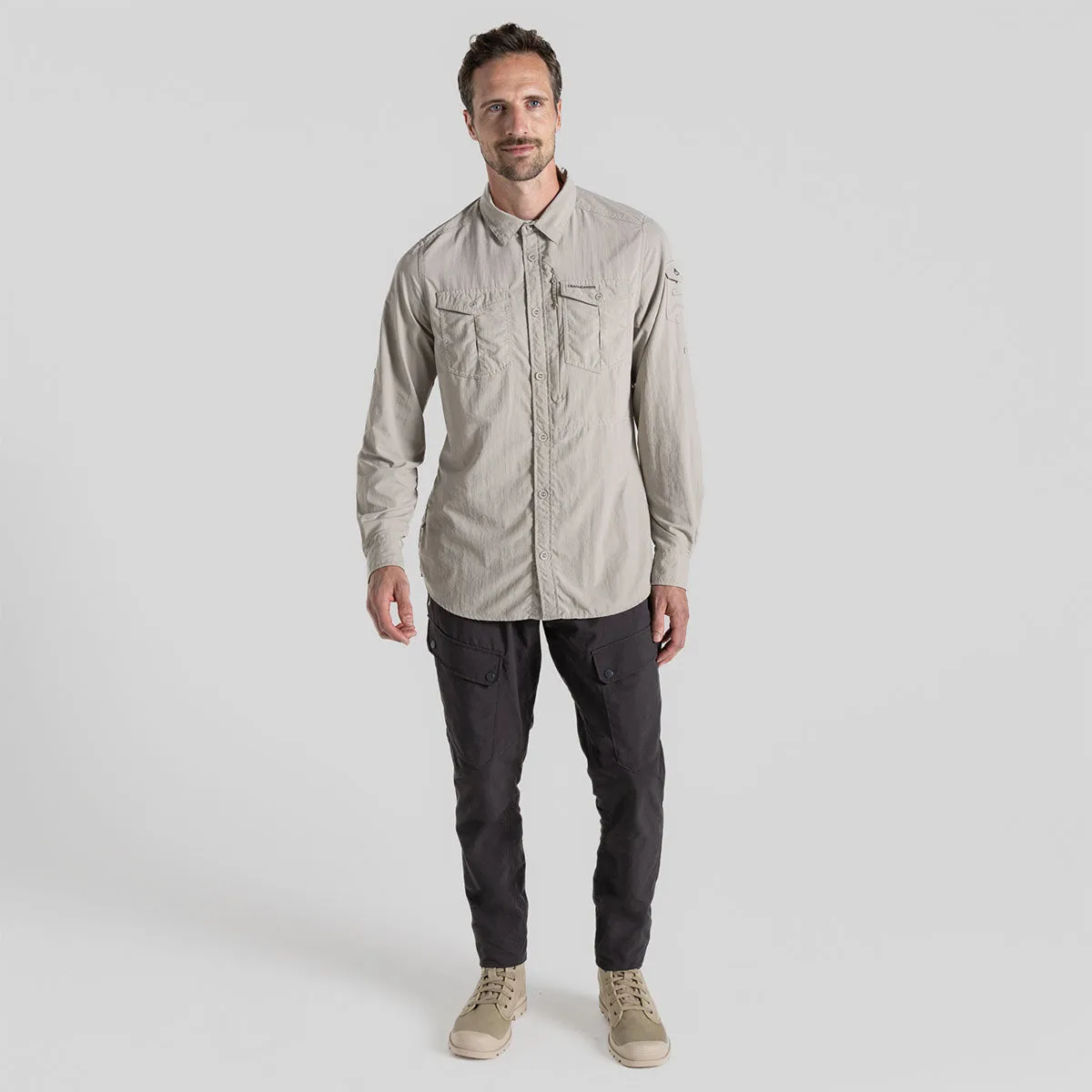 NosiLife Adventure Long Sleeved Shirt III - Parchment