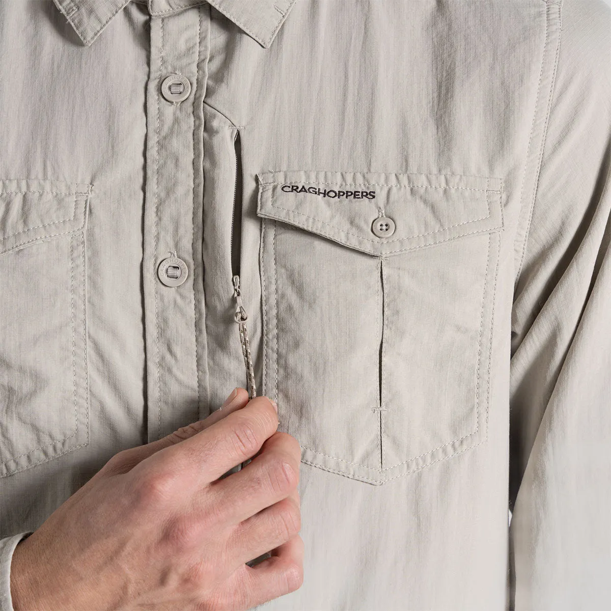 NosiLife Adventure Long Sleeved Shirt III - Parchment